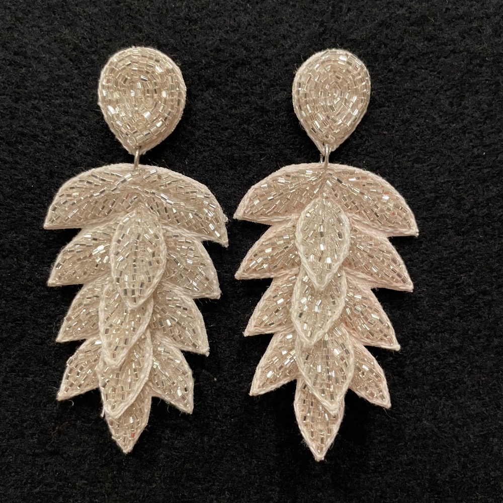 "Pearl" Colored Statement Earrings